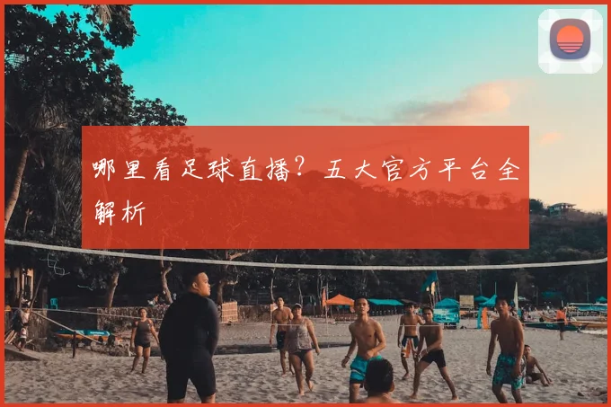 哪里看足球直播？五大官方平台全解析